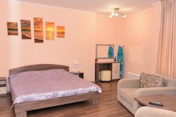 Спальня в апартаментах в Партените