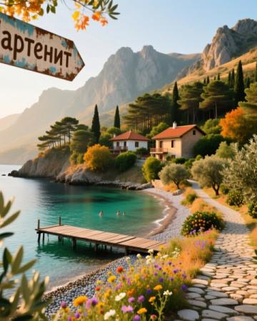 Туристическая карта Партенита